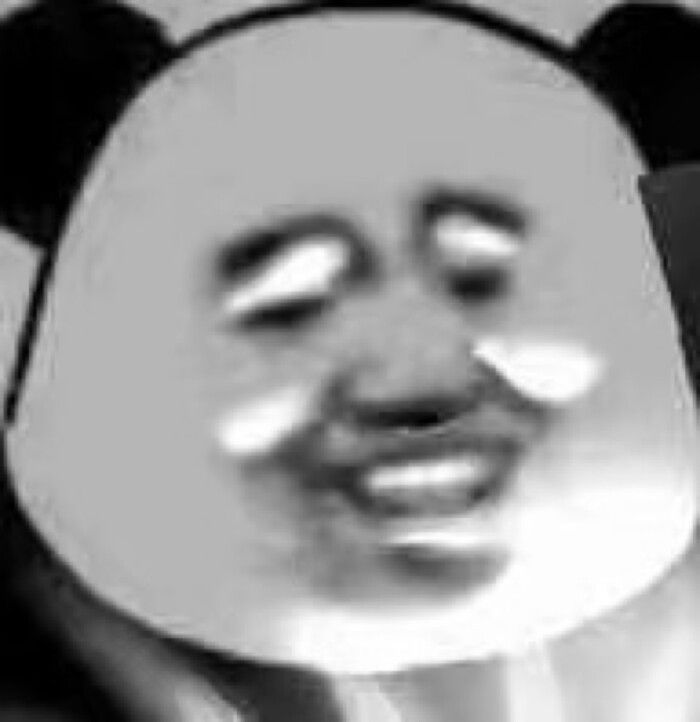 Biaoqing panda crying with laughter